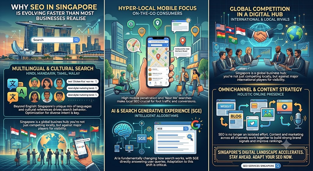 Why SEO Singapore Is Evolving Faster Than Most Businesses Realise
