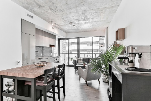 open-concept living