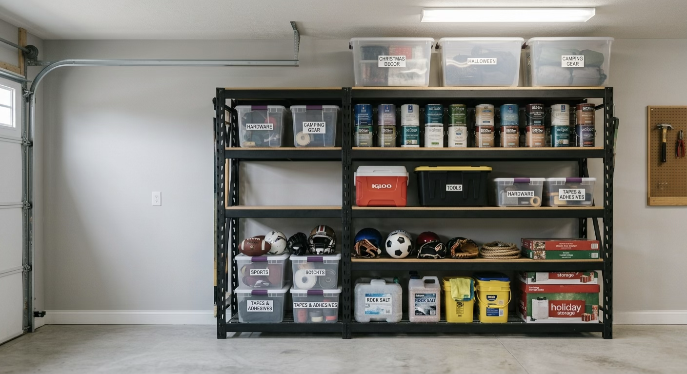 Heavy-Duty Metal Racks