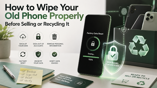 How to Wipe Your Old Phone Properly Before Selling or Recycling It