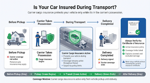 What Does Car Shipping Insurance Cover in 2026